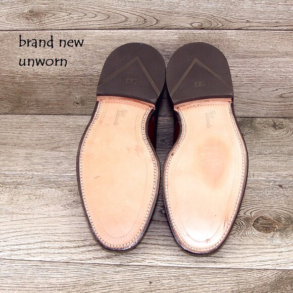* NIB * $395 Allen Edmonds HILLCREST Derby 8 D Brown * add $15 new Cedar Trees main image 13